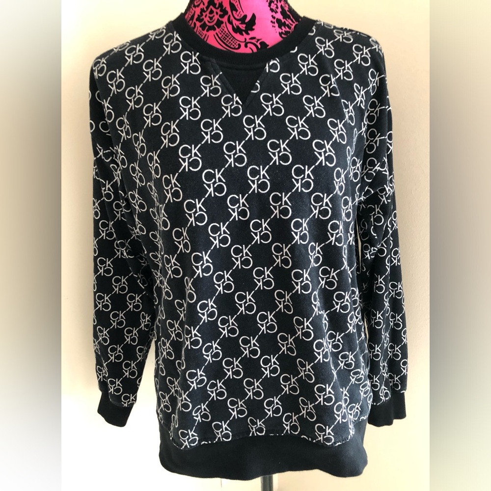 Calvin Klein monogram crew neck sweater